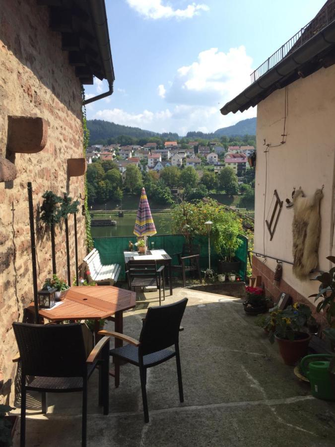 Neckarblick,Natur, Altstadt Hirschhorn Exterior foto